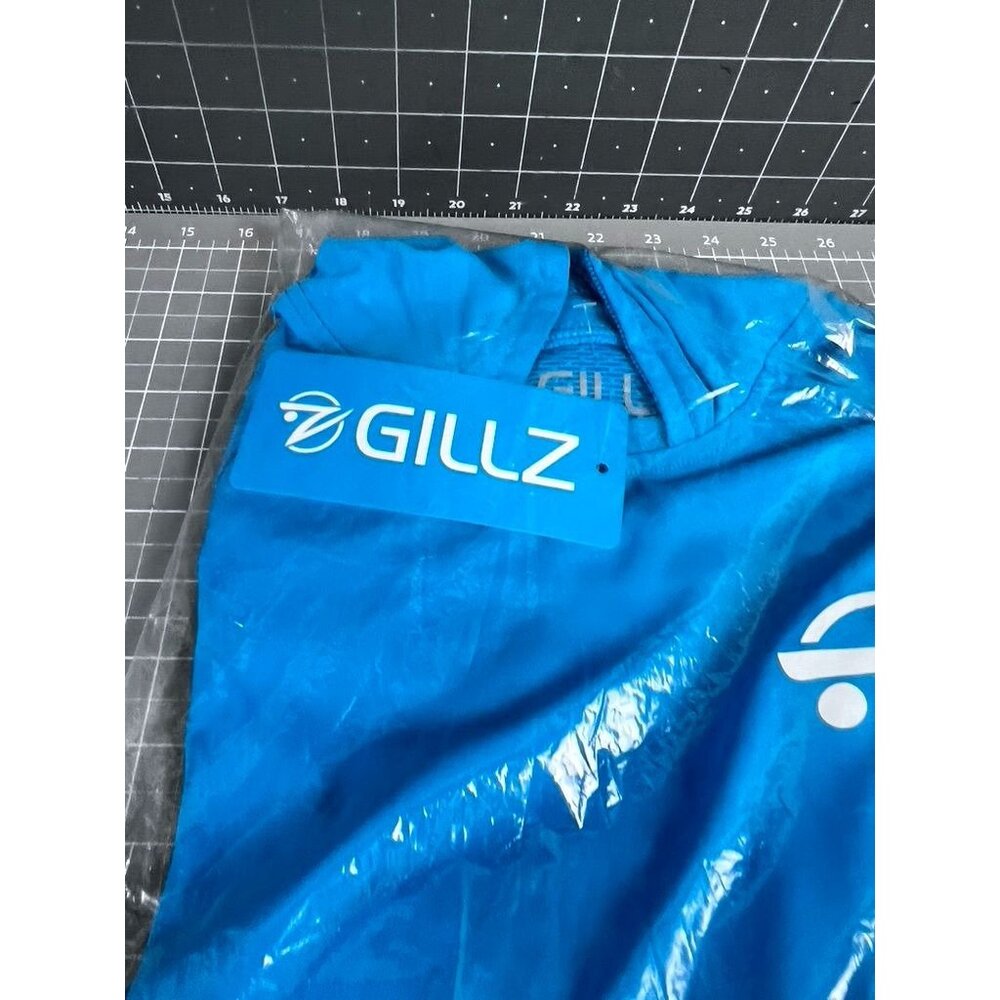 Gillz Men's UV Tournament Hoodie Hawaiian Ocean Blue SZ. M Fishing NEW~~~~ - Picture 4 of 6